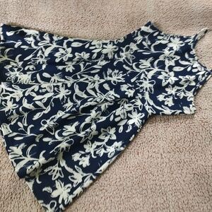 Lovely Summer Dress - Blue and White